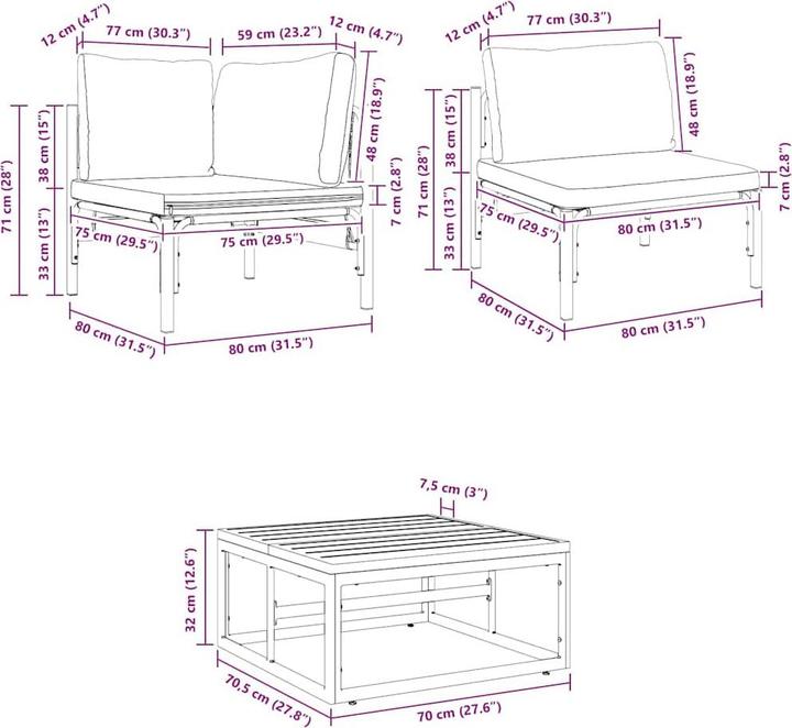 Produktbild vidaXL Nathaniel