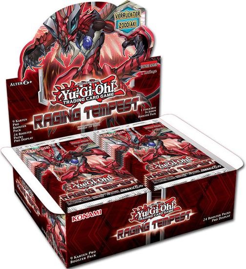 Produktbild Yu-Gi-Oh Raging Tempest Booster Display - 1. Auflage -! - EN (Englisch, Booster Display)