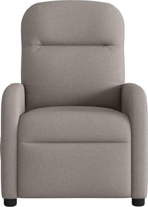 Actual product image VidaXL Massage chair electric taupe fabric