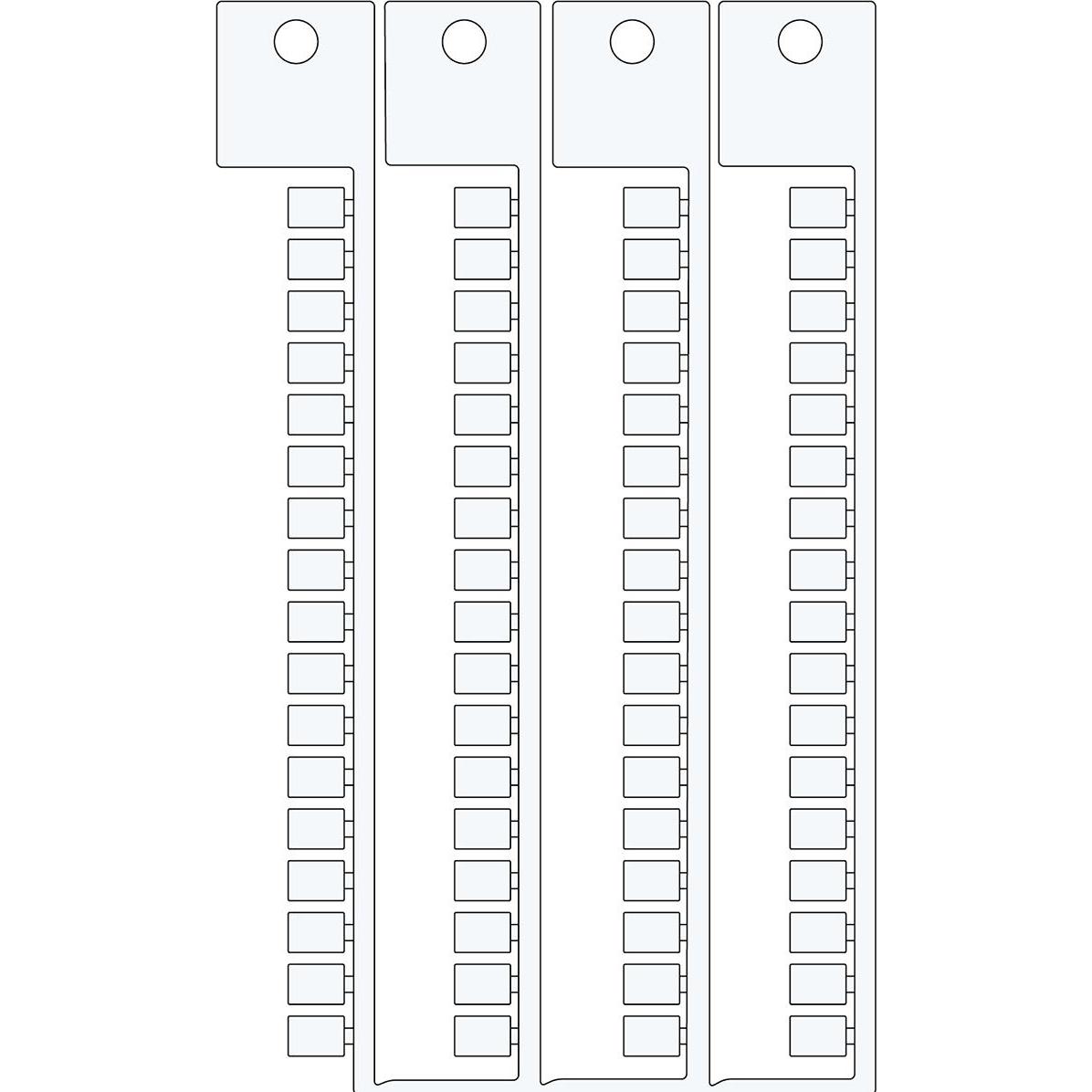 Brady, Etichette, TAGSSIEMENS 5 7, etichettatura morsettiera, SI, 5 x 7 (1020 etichette)