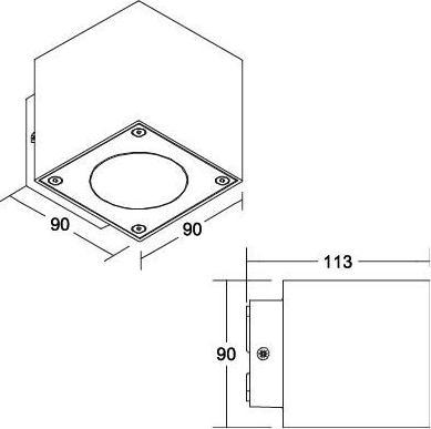 Actual product image Brumberg LED wall light (221 lm)
