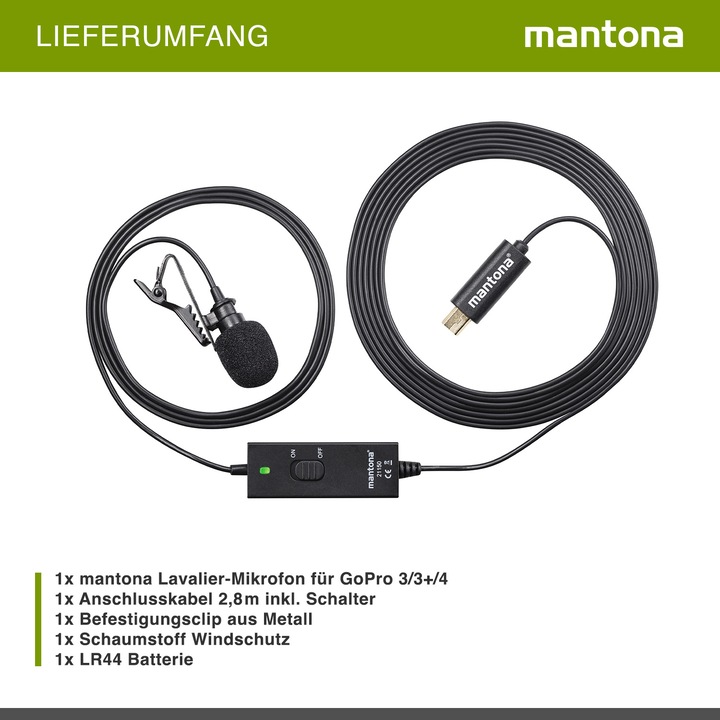Produktbild mantona Lavalier 21150 (Hero 3, Hero 3+, Hero 4 Black, hero 4 Silver)