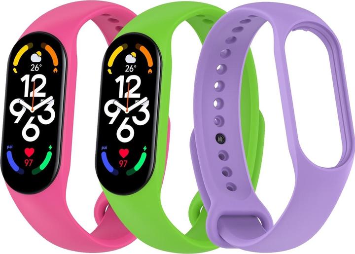 Image du produit Screenguard Bracelet de remplacement Xiaomi Smart Band 7 Silicone Strap (Silicone)