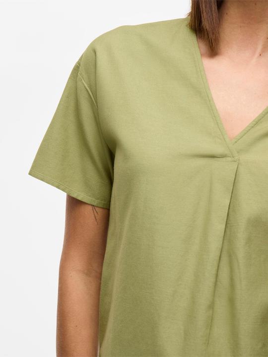 Actual product image Vila V-Ausschnitt Oberteil mit kurzen Ärmeln (38)