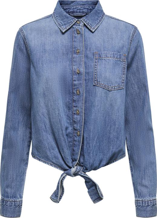 Produktbild Only Onlsevigny Lecey Ls Knot Dnm Shirt Akm (XS)