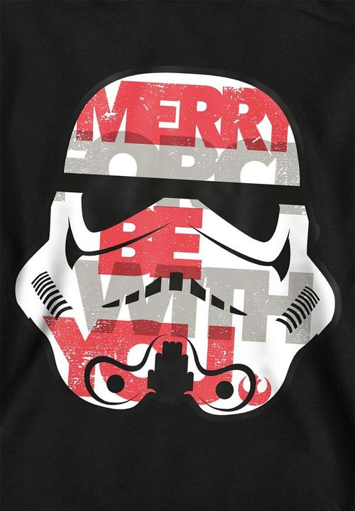 Produktbild Star Wars Merry Force Be With You Kapuzenpullover weihnachtliches Design (128)