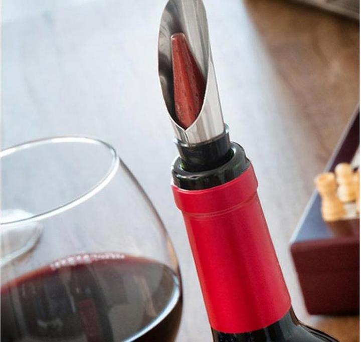 Produktbild Natura Punto Weinzubehörset (Tropfring, Weinverschluss, Weinthermometer)