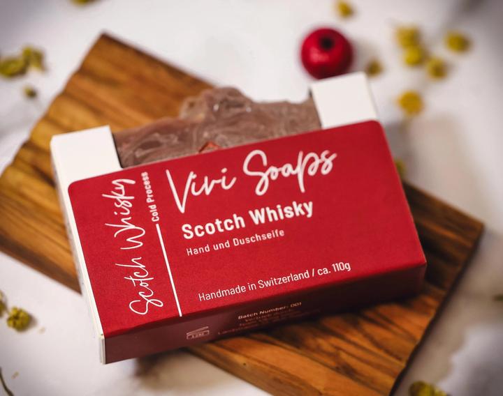 Actual product image Vivi Soaps Scotch Whisky Soap (Hard soap)