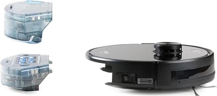 Produktbild Domo DO7298S Saug-und Wischroboter Schwarz App gesteuert, Fernbedienbar, mit Wis (2700 Pa, Wischtuch)