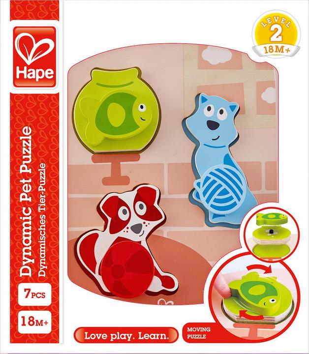 Actual product image Hape Dynamic animal puzzle