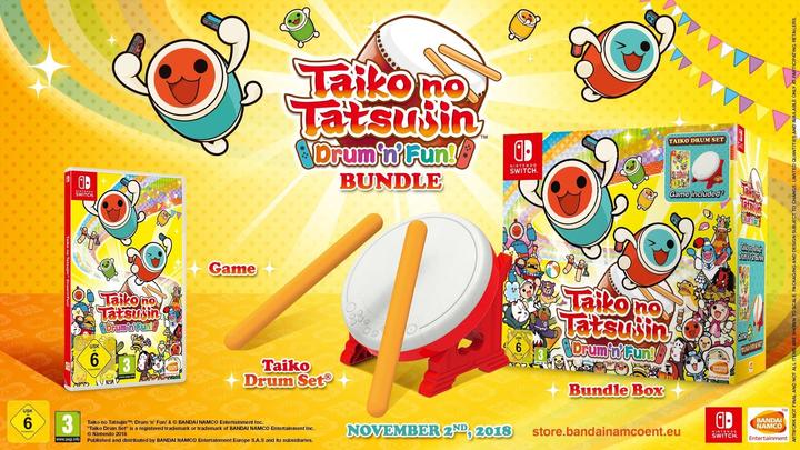 Produktbild Bandai Namco Taiko no Tatsujin: Drum'n Fun - Collectors Edition (Switch, Switch Lite, Switch OLED, Multilingual)