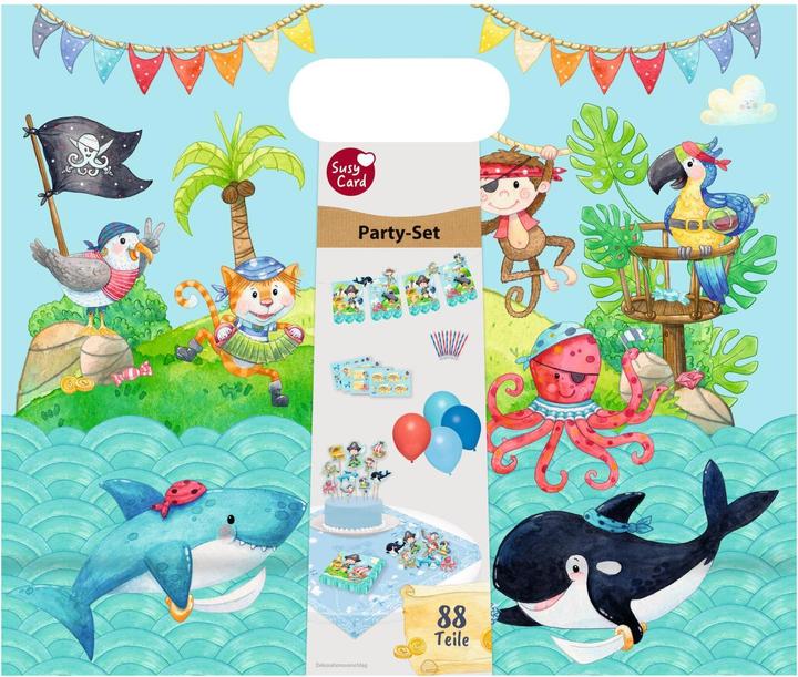 Produktbild Susy Card SUSYCARD Party-Tasche Little Pirate Set klein 8-teilig