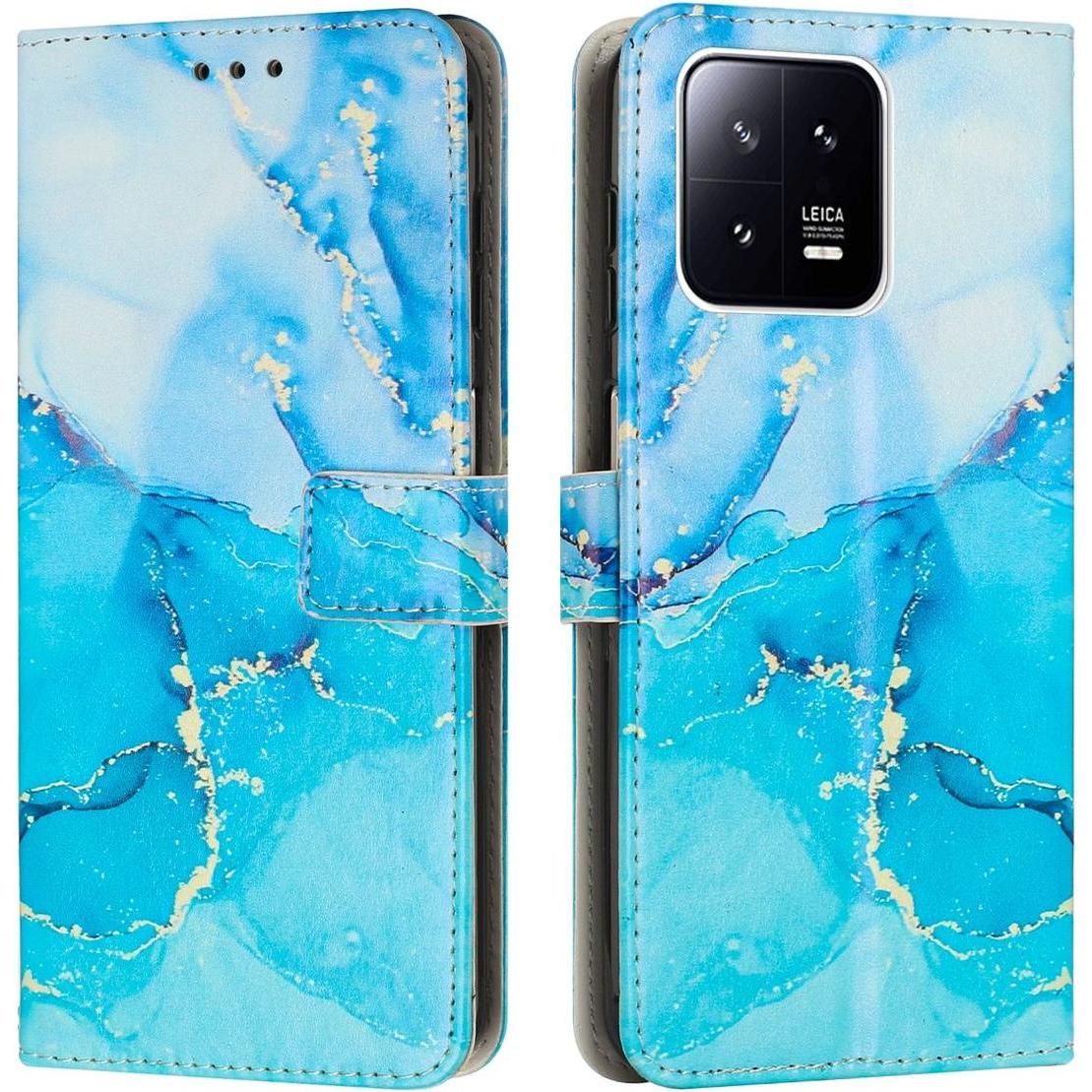 König Design Hülle Handy Schutz für Samsung Galaxy A04e A34 A54 Case Cover Marmor Tasche Etui (Xiaomi 13), Smartphone Hü...