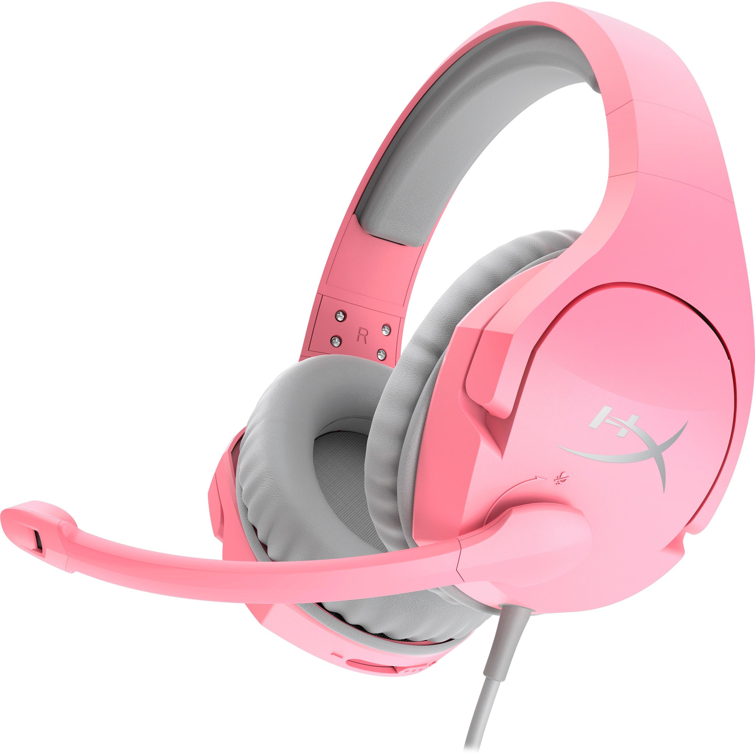 HP Hx Cloud Stinger Pink Hhss1x-A (Kabelgebunden), Gaming Headset, Pink, Grau