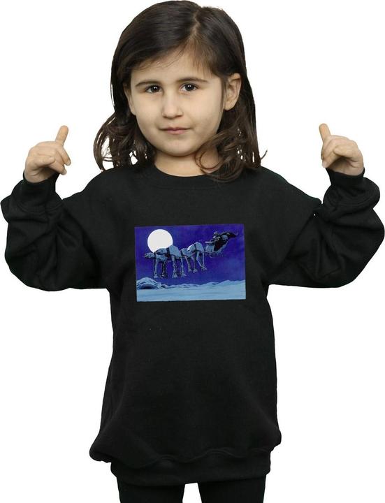Produktbild Star Wars Christmas ATAT Sleigh Sweatshirt Mädchen (152, 158)