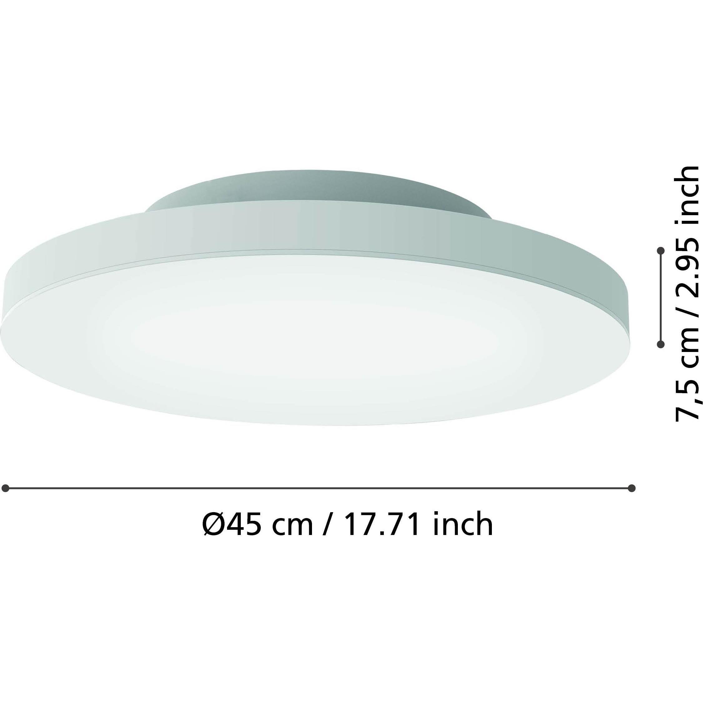 Thumbnail - EGLO, Wandleuchte + Deckenleuchte, Turcona (2490 lm)