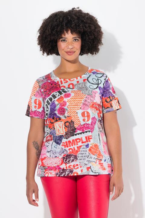 Image du produit Angel of Style T-Shirt, Alloverdruck, Halbarm (46)