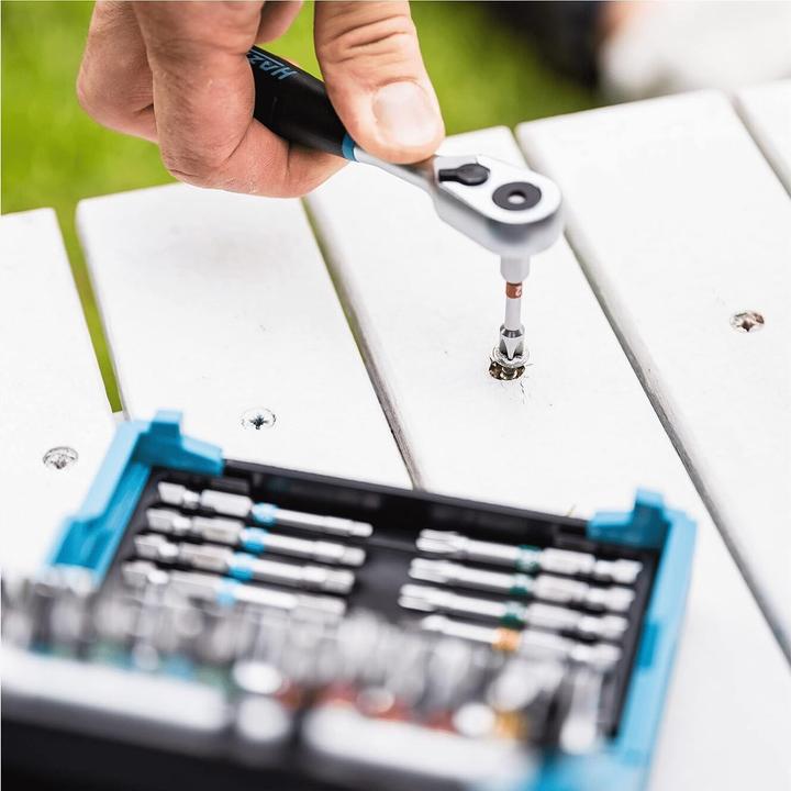 Immagine prodotto HAZET Serie di chiavi a bussola SmartCase 2200SC-2 ∙ Attacco esagonale, massiccio, 6,3 (1/4 di poll… (2 1/4")