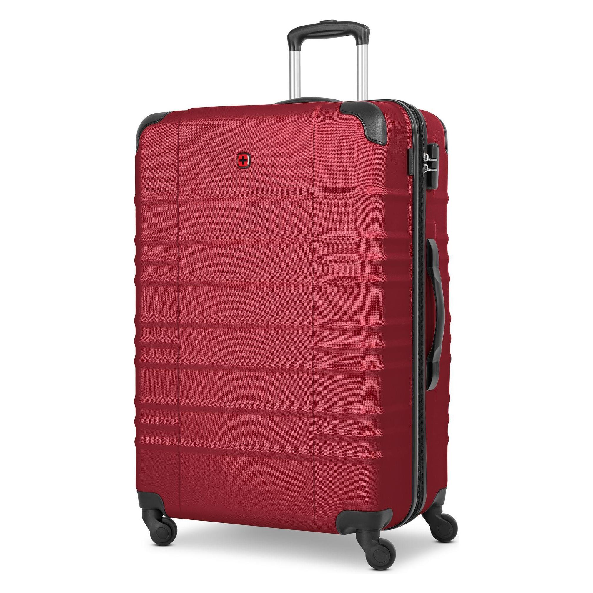 Wenger, Koffer, Amplar Evo 4 Rollen Trolley L 75 Cm Mit Dehnfalte, Rot, (94 l)