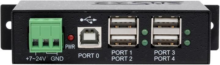 Produktbild Exsys USB 2.0 HUB 4-Port extern DIN-RAIL DIN-RAIL Kit (USB-B, 4 Ports)