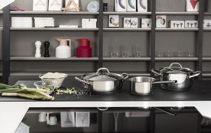 Produktbild Barazzoni Kochgeschirr-Set für Induktion, spülmaschinenfest, italienische Herstellung (Kochtopf, Edelstahl)