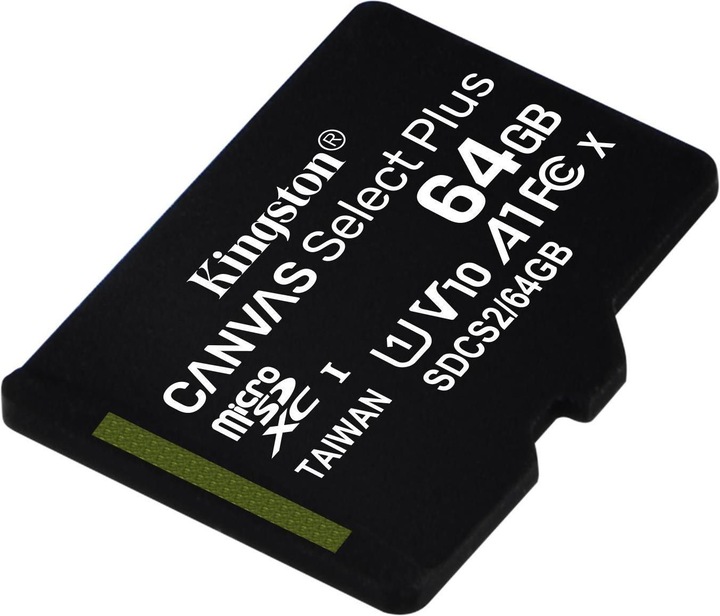 Immagine prodotto Kingston Tela Select Plus (64 GB, microSDXC, U1, UHS-I)