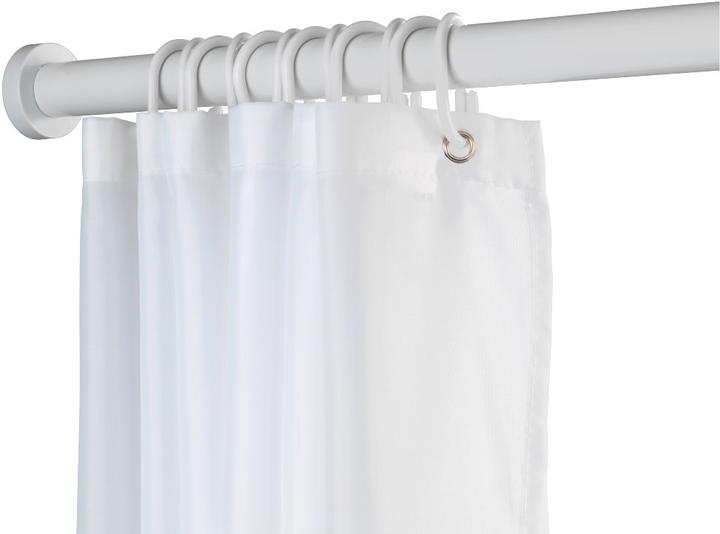 Actual product image Wenko Luz metal telescopic shower curtain rail