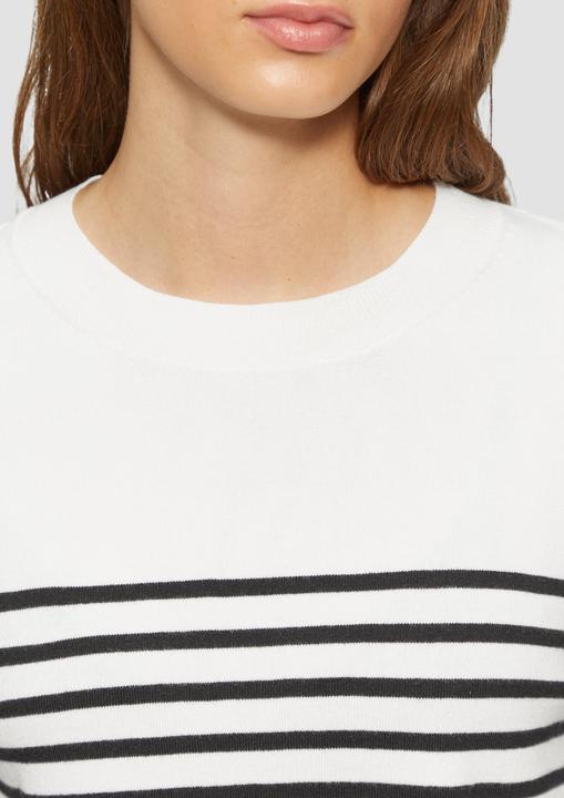 Immagine prodotto S.Oliver Strickpullover Gestreifter Pullover aus Viskosemix (48)