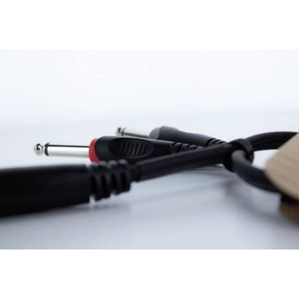 Cordial 14885 Klinke Audio Y-Adapter (1x Klinkenbuchse 6.3 mm (stereo) - 2x Klin, Audio Adapter, Schwarz
