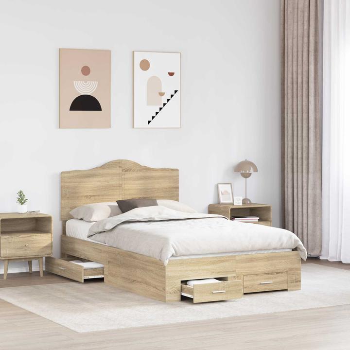 Image du produit vidaXL Moderner Bettrahmen (135 x 190 cm)