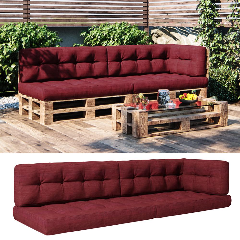 Thumbnail - Vicco, Sitzkissen, Palettenkissen Set