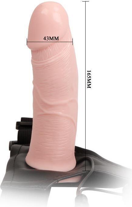 Actual product image Debra Strap-on Dildo with Vibrating Hollow Dildo For Men