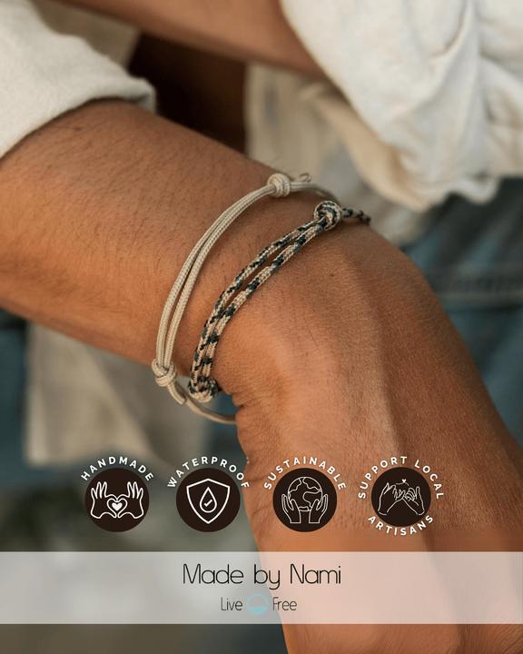 Image du produit Made by Nami Surfer Armband Set (Coton)