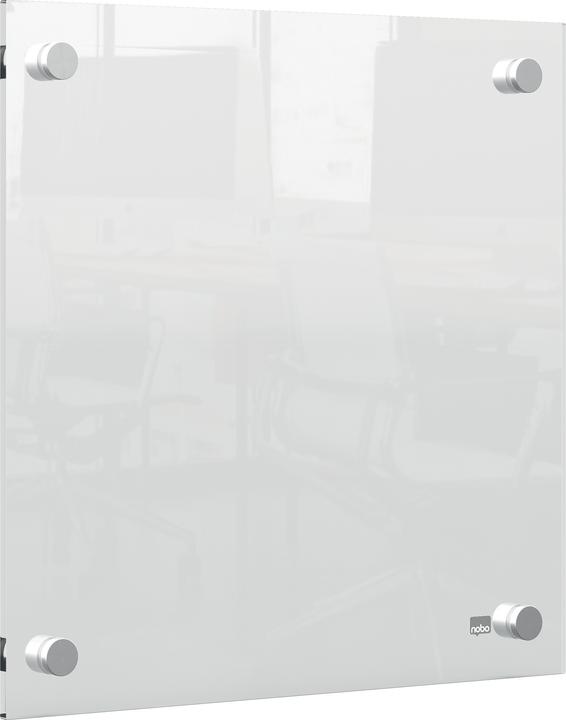Nobo Acryl-Notiztafel Zur Wandmontage 30 cm x 30 cm, Transparent (30 x 30 cm)