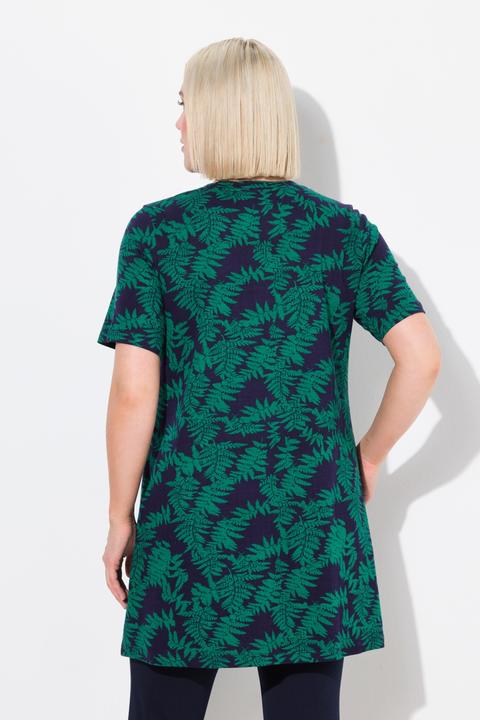 Actual product image Ulla Popken Strappy Short Sleeve Knit Tunic (58)