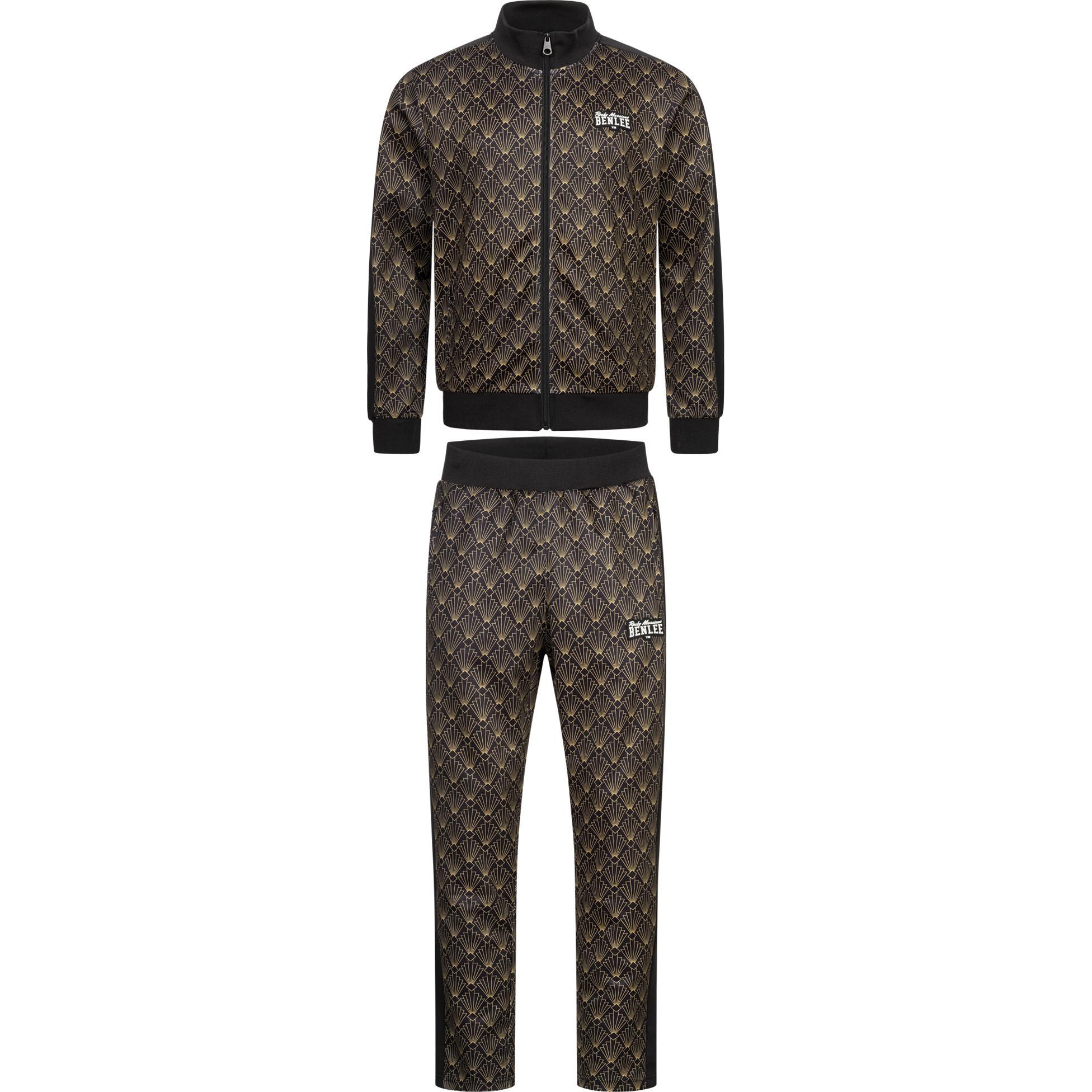 Benlee, Mannen, Sportbroek, Art Deco (L), Goud, Zwart