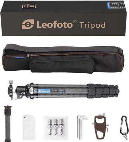 Actual product image Leofoto LS-255C Set (Carbon, Metal)