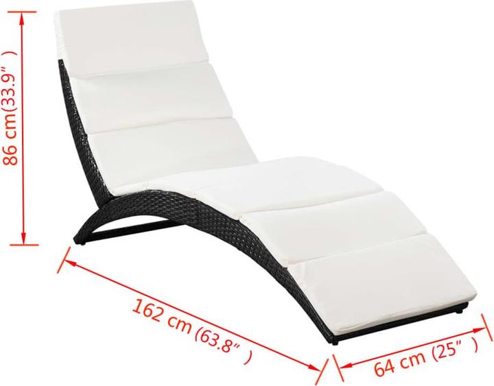 Produktbild vidaXL Sonnenliege (162 cm)