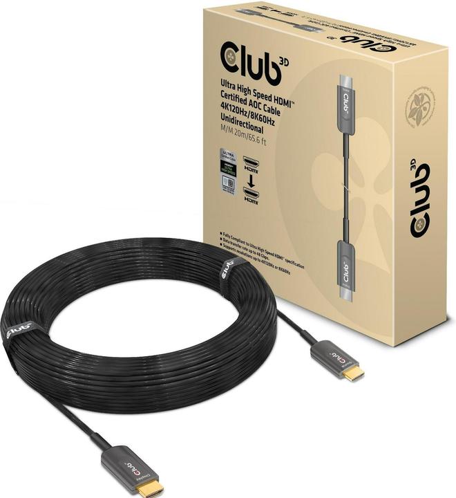 Actual product image Club 3D HDMI (Typ A) — HDMI (Typ A) (20 m)