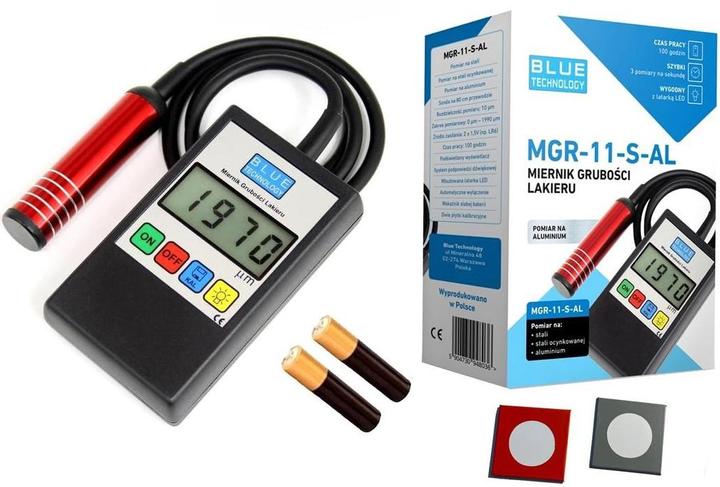 Actual product image Blue Technology Paint measuring device