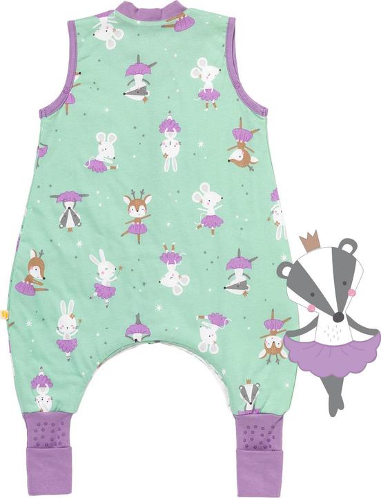 Actual product image Schlummersack Sleeping Bag with Feet & Foldable Feet Covers - 1.0 TOG (60 cm, 1.0 TOG, Spring, Autumn)