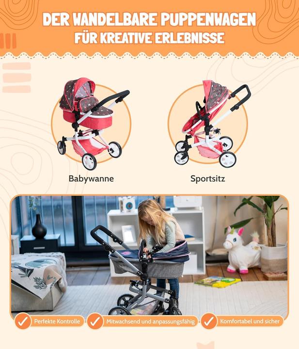 Actual product image Bayer Chic 2000 Mika combi doll's pram