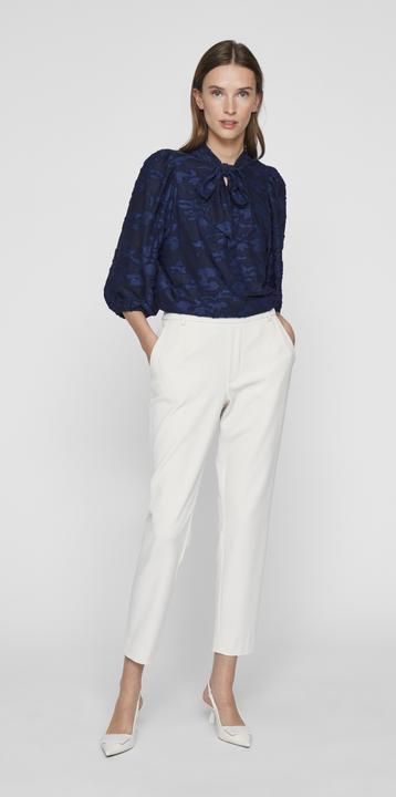 Immagine prodotto Vila Top con scollo a cravatta e maniche a 3/4 (S)