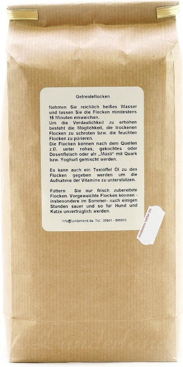 Produktbild Lunderland Getreide Reisflocke vorgegart, geschält (Adult, 1 Stk., 7500 g)