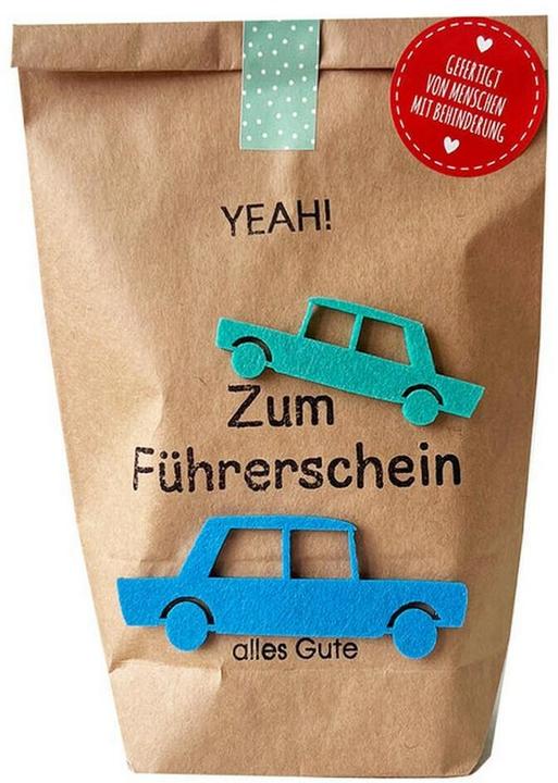 Produktbild Wunderle Wundertüte, Yeah- zum Führerschein alles Gute, braune Tüte (1x)