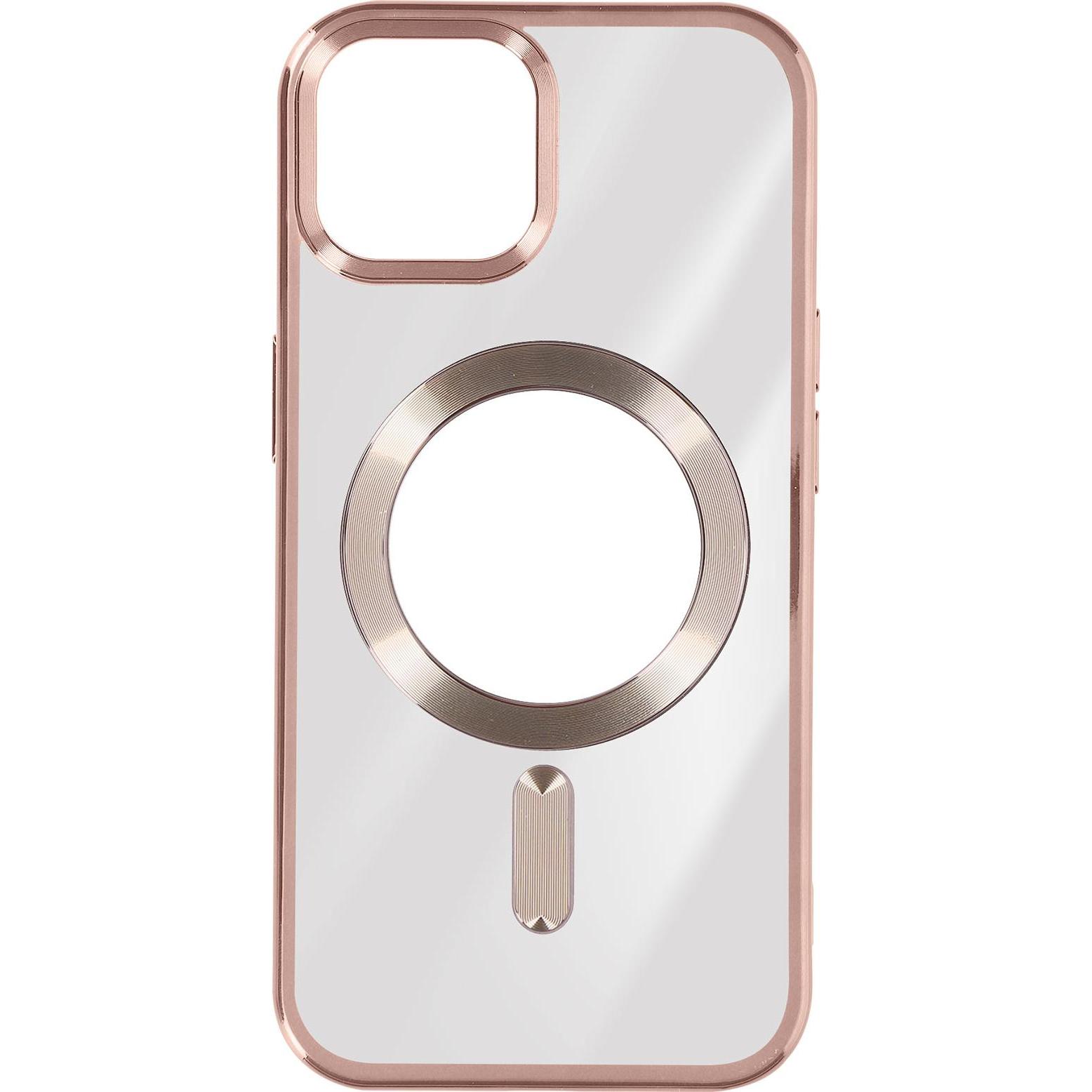 Avizar Chrom Handyhülle Series (Apple iPhone 15), Smartphone Hülle, Rosa