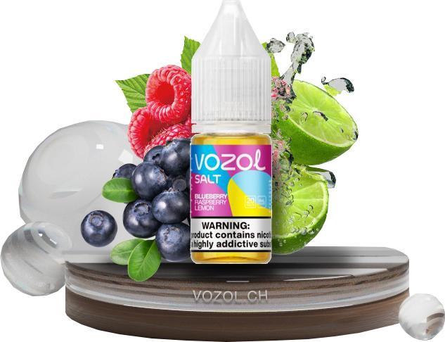 Actual product image Vozol Liquids 20mg, Blueberry Raspberry Lemon (Bilberry, Lemon, Raspberry)