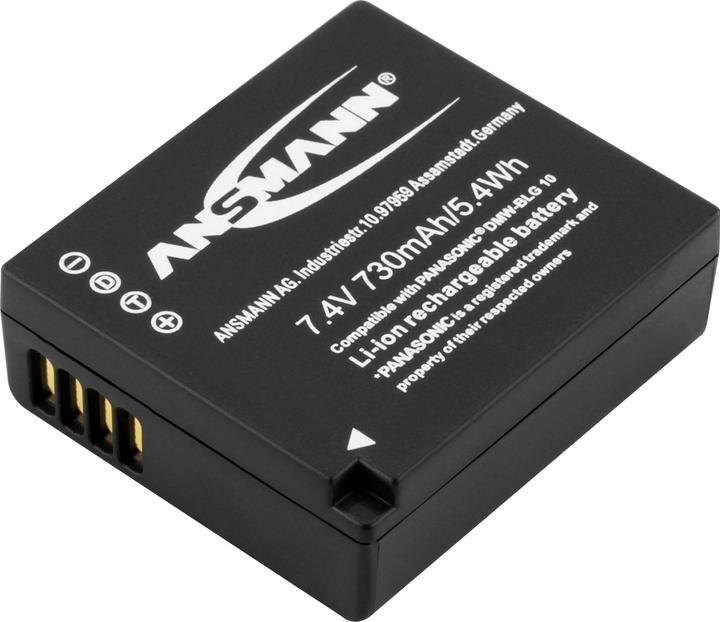 Actual product image Ansmann A-Pan DMW-BLG10 730mAh 7,4V (Camera battery)