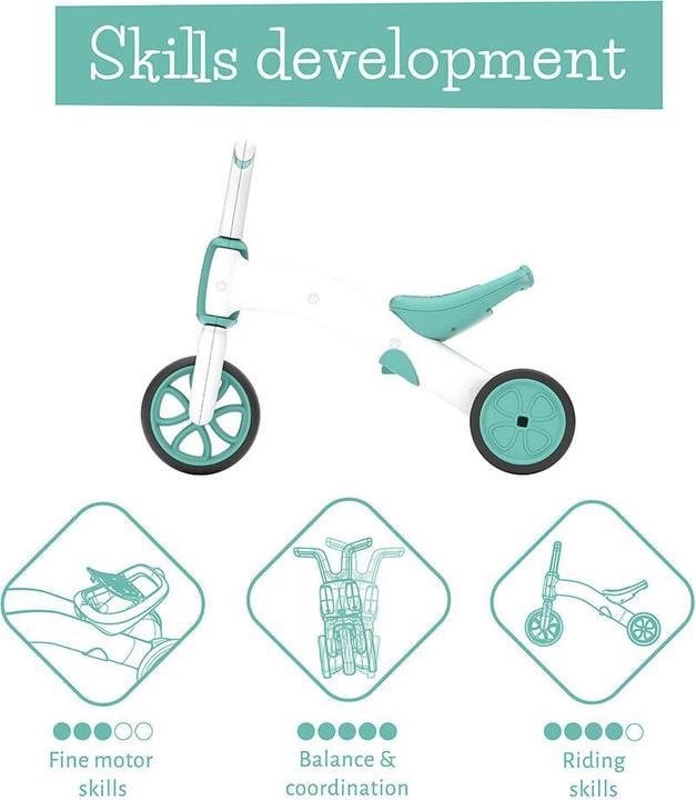 Actual product image Chillafish Bunzi Matte Edition Slider + Balance Bike 2in1