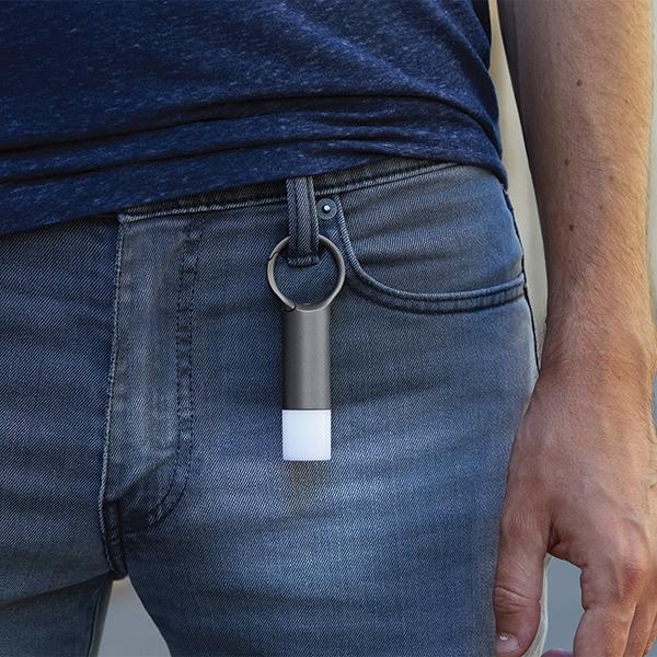 Actual product image Lexon Nomaday Flash Brelok LED szary/gun LL137X